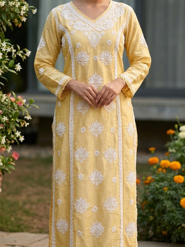 chikankari kurti